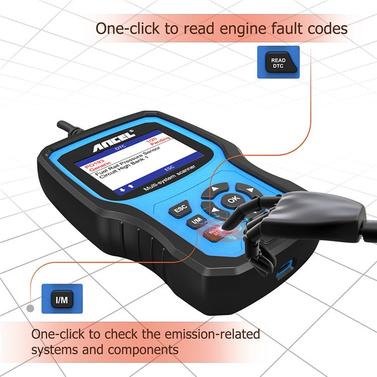 ANCEL BM700 For BMW Full System Diagnostic OBDII Tester Maintenance And Resetting Repair Tools - Electronic Test by ANCEL | Online Shopping UK | buy2fix