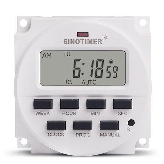 SINOTIMER TM618SH  1 Second Interval Digital LCD Timer Switch Programmable Time Relay 5V - Switch by SINOTIMER | Online Shopping UK | buy2fix