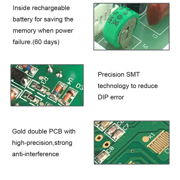 SINOTIMER CN101S-110V 1 Second Interval Digital LCD Timer Switch 7 Days Weekly Programmable Time Relay - Switch by SINOTIMER | Online Shopping UK | buy2fix