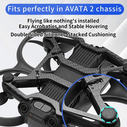 For DJI Avata 2 RCSTQ Chassis Armor Carbon Fiber Lightweight Protection Crash Bumper -  by RCSTQ | Online Shopping UK | buy2fix