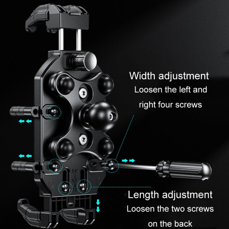 Kewig Motorcycle Octopus Holder Anti-Theft Motorcycle Cell Phone Mounts, Model: M26-C6 - Holder by Kewig | Online Shopping UK | buy2fix