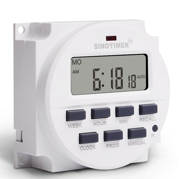 SINOTIMER Programmable Timer Switch Time Controller, Model: TM618H-4 12V - Digital Countdown by SINOTIMER | Online Shopping UK | buy2fix