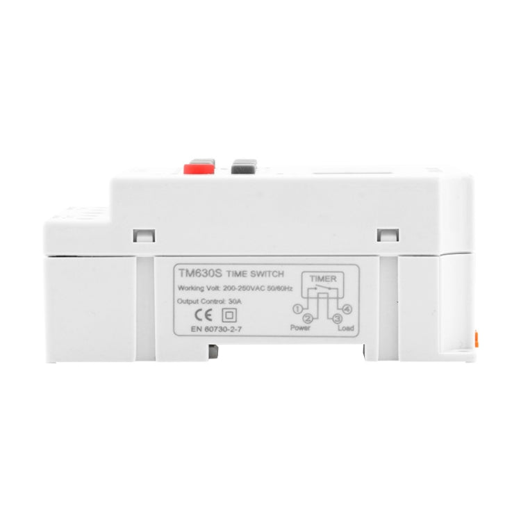 SINOTIMER TM630S-2 220V 30A Timer Switch 1 Second Interval Weekly Programmable Time Relay - Switch by SINOTIMER | Online Shopping UK | buy2fix