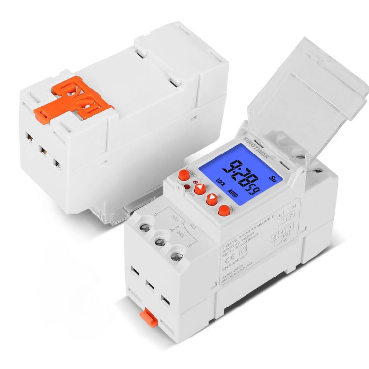 SINOTIMER TM928SBKL 85-265V 30A  1 Second to 168 Hours Programmable Electronic Time Switch - Switch by SINOTIMER | Online Shopping UK | buy2fix