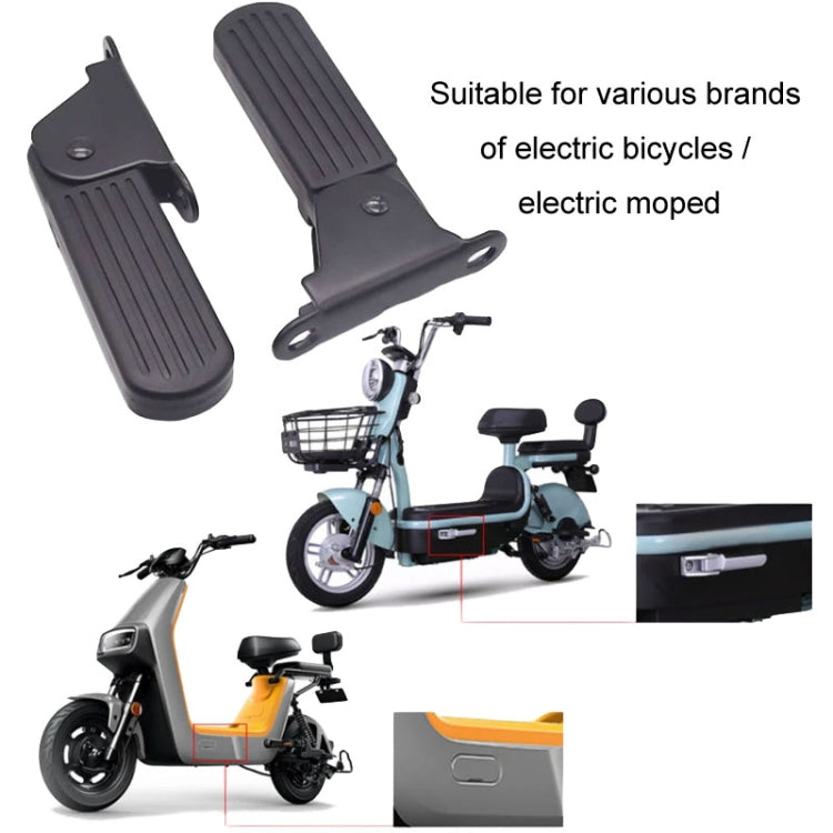 Electric Vehicle Folding Front Footrest Electric Moped Front Pedal, Model: 5cm Iron - Others by buy2fix | Online Shopping UK | buy2fix