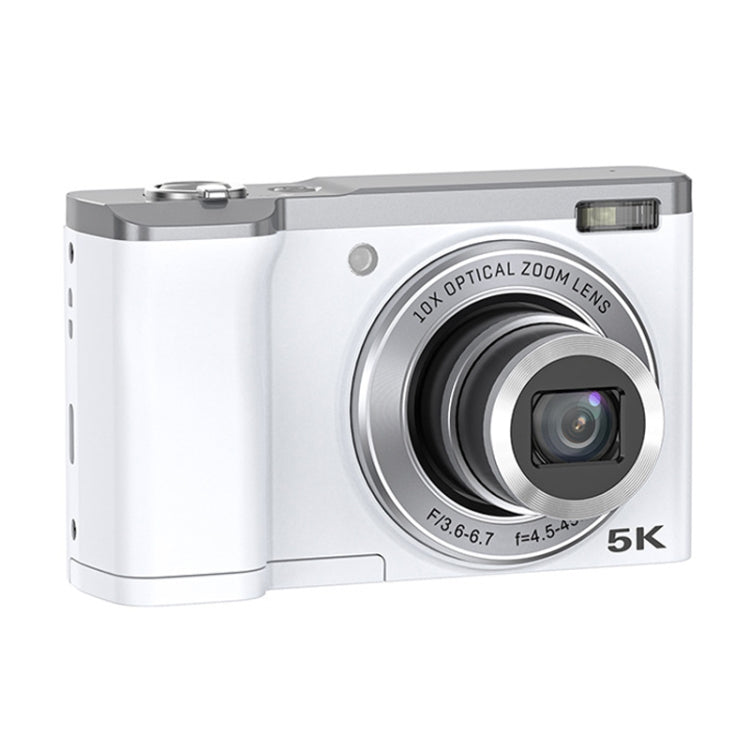 DC305X 5K/30FPS 2.8-Inch HD Shooting 5X Optical Zoom Anti-Shake Digital Camera, Color: White US Plug - Children Cameras by buy2fix | Online Shopping UK | buy2fix