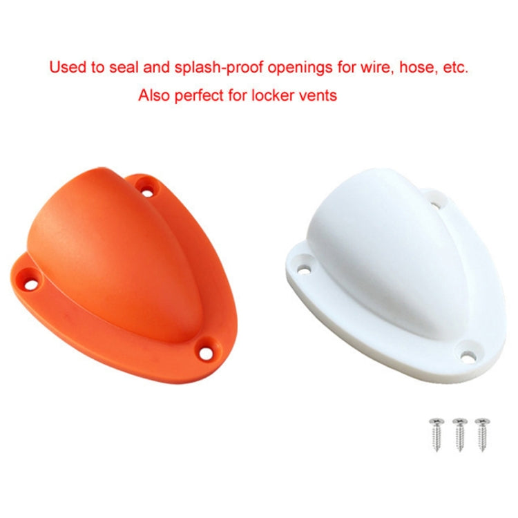 Marine Plastic Air Outlet Vents Water Outlet Cover Caps, Color: Large Orange - Marine Accessories & Parts by buy2fix | Online Shopping UK | buy2fix