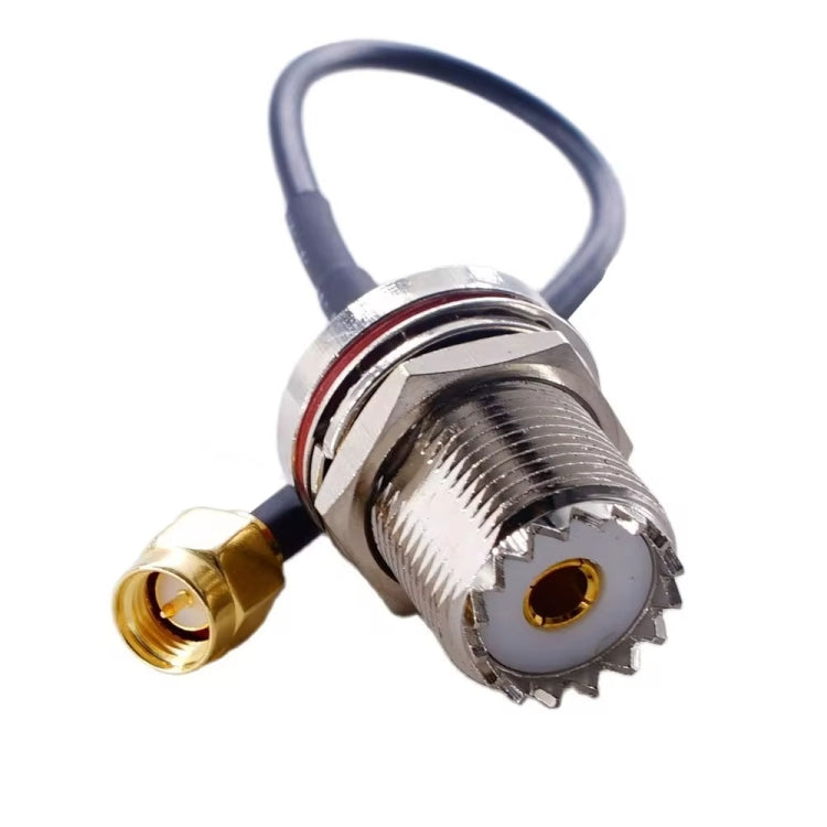 30cm SMA Male To SO239 UHF Female Coaxial RF Cable RG174 Coaxial Connector - Connectors by buy2fix | Online Shopping UK | buy2fix