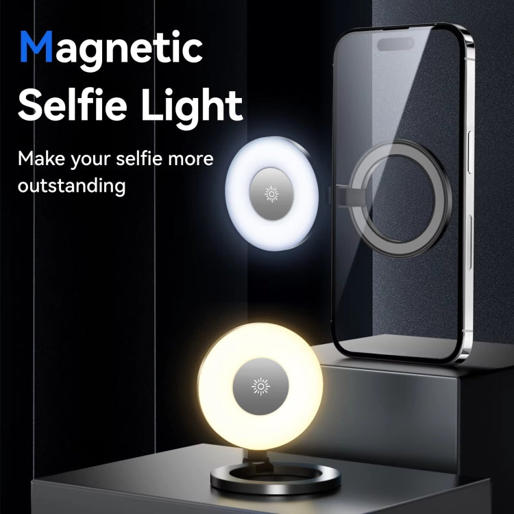 TELESIN Magnetic Selfie Light Rechargeable Reversible Design Fill Light - Selfie Light by TELESIN | Online Shopping UK | buy2fix