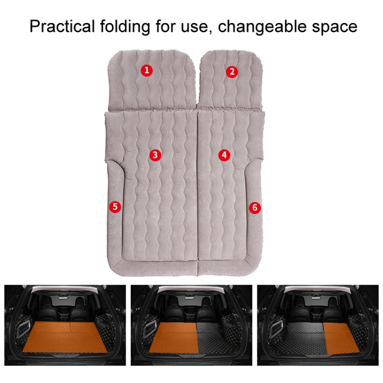 Inflatable Mattress For Car Travel SUV Rear Seat/Trunk, Color: Beige Dual-purpose Square Pier - Seat Accessories by buy2fix | Online Shopping UK | buy2fix