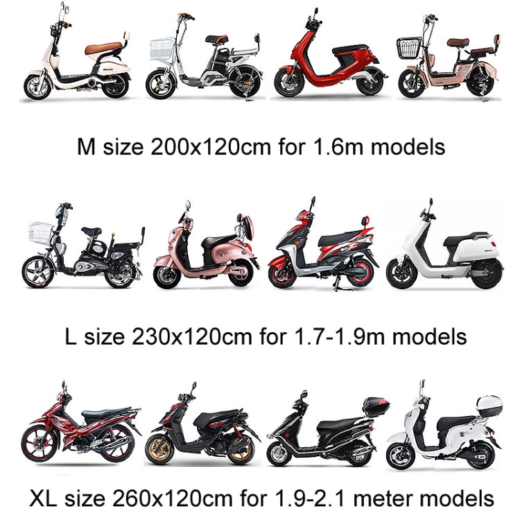 260x120cm Disposable Transparent PE Film Rainproof Dustproof Motorcycle Scooter Cover - Raincoat by buy2fix | Online Shopping UK | buy2fix