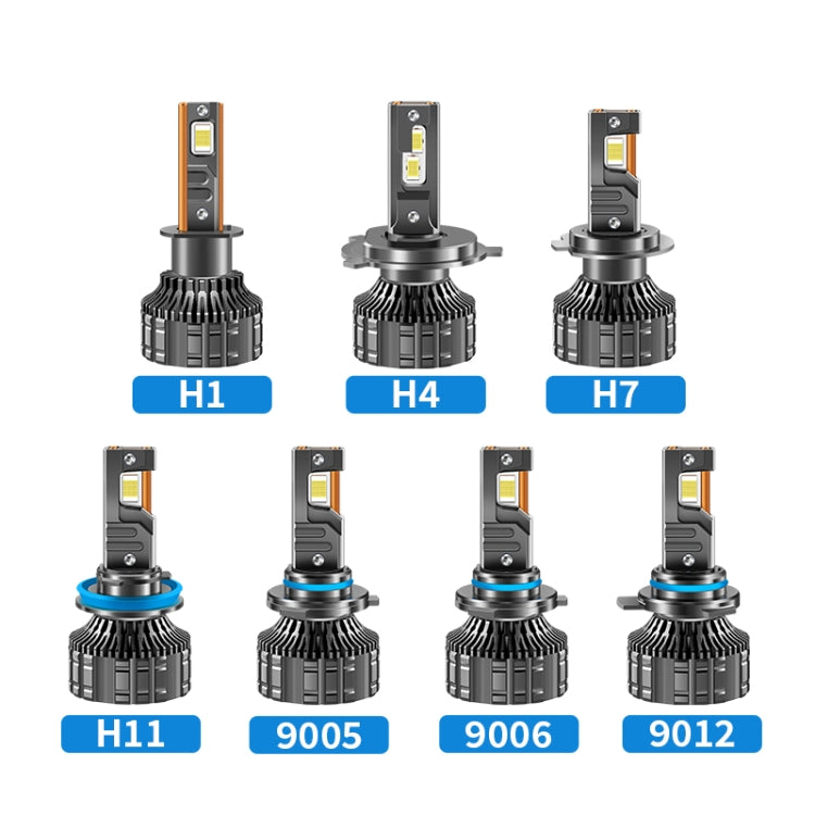 95W LED Three Copper Tube Aluminum Alloy Thick Headlight, Bulb: H11 - LED Headlamps by buy2fix | Online Shopping UK | buy2fix