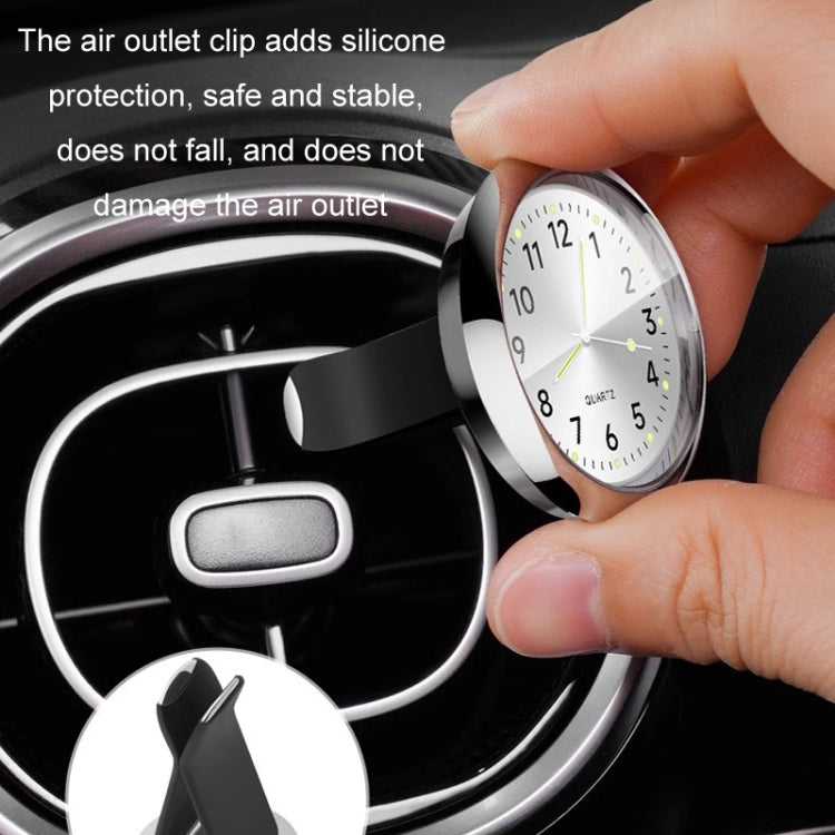 Car Digital Electronic Quartz Luminous Clock, Color: Gold - Clocks & Car Meters by buy2fix | Online Shopping UK | buy2fix