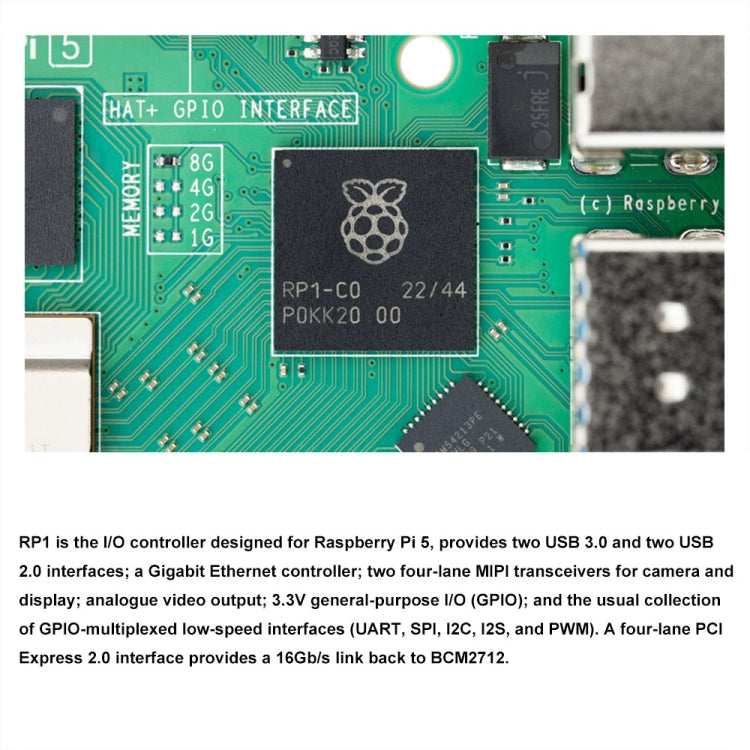 Waveshare For Raspberry Pi 5 2.4GHz Quad-Core BCM2712 Processor Development Board, Spec: 2GB - Raspberry Pi Accessories by Waveshare | Online Shopping UK | buy2fix