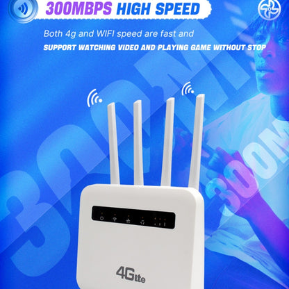 For European / Asian / African 4G CPE WiFi6 Plug-in Wireless Router Dual Port Wireless Hotspot, EU Plug(Milky White) - Wireless Routers by buy2fix | Online Shopping UK | buy2fix