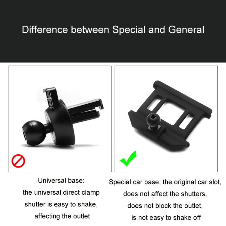 For Audi Car Mobile Phone Holder Mounting Base, Model: 13-18 Q3 - Special Car Holders by buy2fix | Online Shopping UK | buy2fix