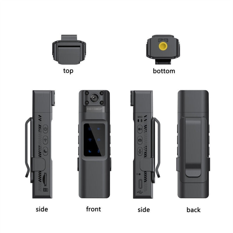 WIFI HD Night Vision Chest-Worn Work Recorder Cycling Camera, Model: L13+128G TF Card - Video Cameras by buy2fix | Online Shopping UK | buy2fix