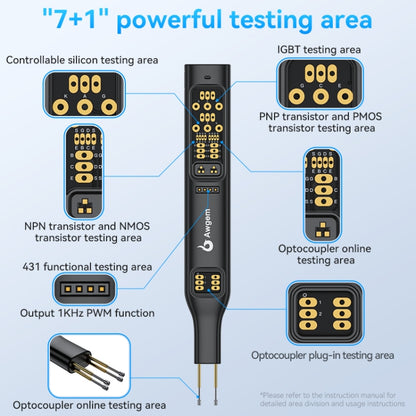 Awgem Multi-Function Optocoupler Tester Electronic Repair Tool, Model: TO2 Plug-in - Other Tester Tool by Awgem | Online Shopping UK | buy2fix