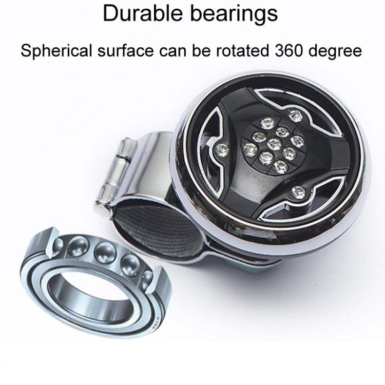 Car Steering Wheel Foldable Ball Bearing Turning Booster, Style: Black - Steering Wheel Accessories by buy2fix | Online Shopping UK | buy2fix