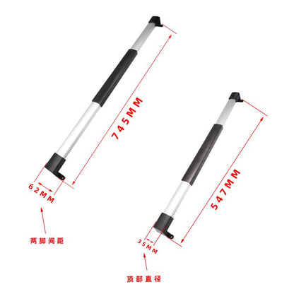 RV Screen Three-section Split Telescopic Rod L-shaped Replacement Handle, Specifications: Left Hand - Door Handles by buy2fix | Online Shopping UK | buy2fix