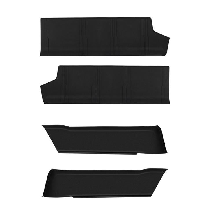 For Tesla Model Y Rear Seat One-Piece Full-Cover Anti-Kick Pads Guard Pad Decoration(4pcs /Set) - Seat Accessories by buy2fix | Online Shopping UK | buy2fix