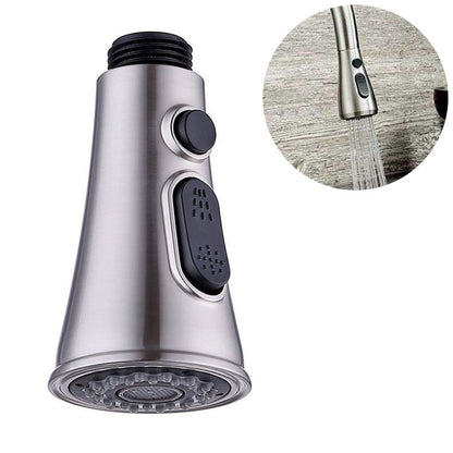 Kitchen Horn Button Switch Pausable Faucet Sprinkler Water Saving Nozzle Sprayer Filter - Faucets & Accessories by buy2fix | Online Shopping UK | buy2fix