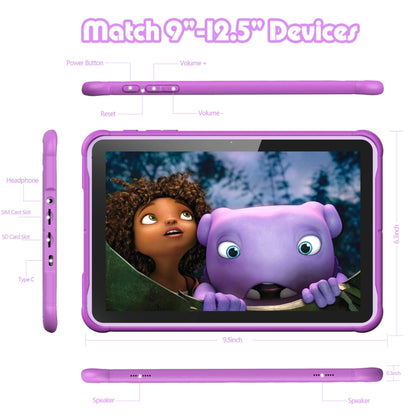 Pritom K10 Kids Tablet PC, 10.1 inch, 2GB+32GB, Android 10 Unisoc SC7731E Quad Core CPU, Support 2.4G WiFi / 3G Phone Call, Global Version with Google Play (Purple) -  by PRITOM | Online Shopping UK | buy2fix