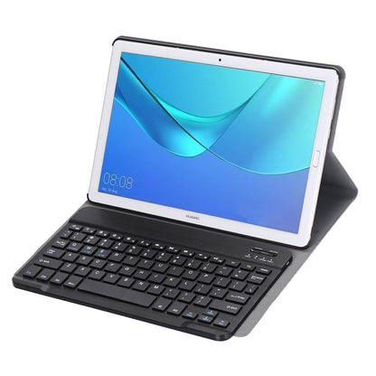 Detachable Bluetooth Keyboard Ultrathin Horizontal Flip Leather Tablet Case for Huawei MediaPad M5 10.8 inch, with Holder(Black) - Huawei Keyboard by buy2fix | Online Shopping UK | buy2fix