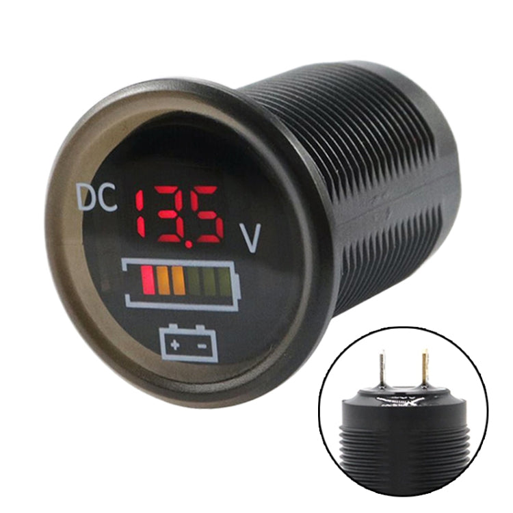 12 / 24V Car / Boat Battery Measurement Meter 5-30V Voltage and Electricity Meter - Marine Accessories & Parts by buy2fix | Online Shopping UK | buy2fix