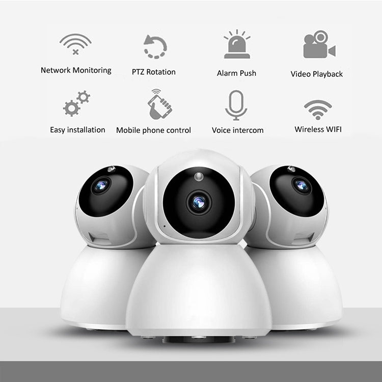 720P HD 1.0 MP Wireless IP Camera, Support Infrared Night Vision / Motion Detection / APP Control, EU Plug - Security by buy2fix | Online Shopping UK | buy2fix