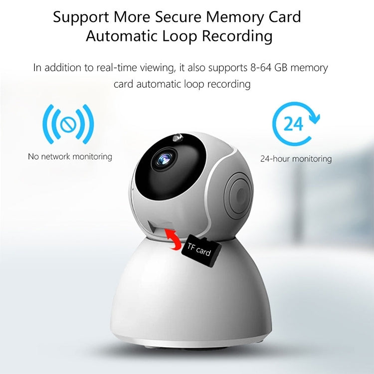 720P HD 1.0 MP Wireless IP Camera, Support Infrared Night Vision / Motion Detection / APP Control, US Plug - Security by buy2fix | Online Shopping UK | buy2fix