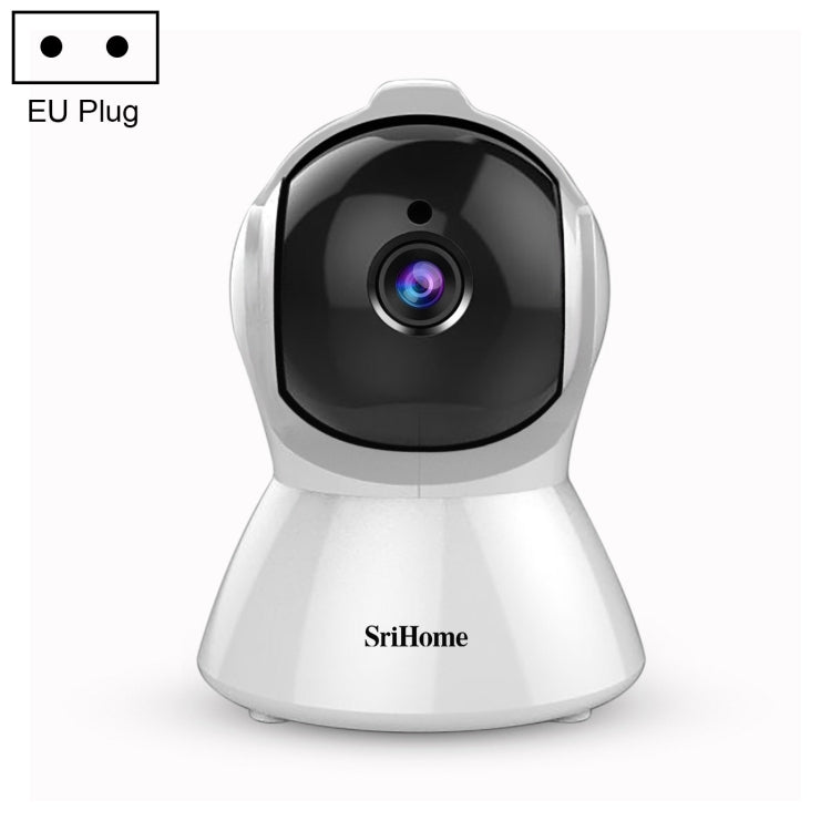 SriHome SH025 2.0 Million Pixels 1080P HD AI Auto-tracking IP Camera, Support Two Way Audio / Motion Tracking / Humanoid Detection / Night Vision / TF Card, EU Plug - Security by SriHome | Online Shopping UK | buy2fix