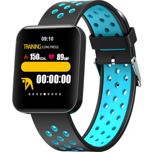 S88 1.54 inches TFT Color Screen Smart Bracelet IP67 Waterproof, Silicone Watchband,  Support Call Reminder /Heart Rate Monitoring /Sleep Monitoring /Sedentary Reminder /Blood Pressure Monitoring(Blue) - Smart Wear by buy2fix | Online Shopping UK | buy2fix