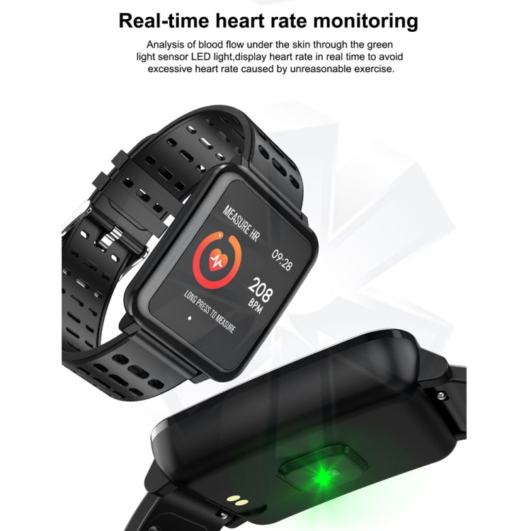 T2 1.3 inches TFT IPS Color Screen Smart Bracelet IP67 Waterproof, Support Call Reminder /Heart Rate Monitoring /Sleep Monitoring /Sedentary Reminder /Blood Pressure Monitoring /Blood Oxygen Monitoring (Green) - Smart Wear by buy2fix | Online Shopping UK | buy2fix