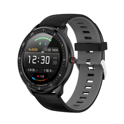 Z06 Fashion Smart Sports Watch, 1.3 inch Full Touch Screen, 5 Dials Change, IP67 Waterproof, Support Heart Rate / Blood Pressure Monitoring / Sleep Monitoring / Sedentary Reminder (Black Grey) - Smart Wear by buy2fix | Online Shopping UK | buy2fix