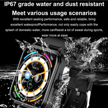 T90 1.91 inch IPS Screen IP67 Waterproof Smart Watch, Support Bluetooth Call / Non-invasive Blood Sugar (Black) - Smart Watches by buy2fix | Online Shopping UK | buy2fix