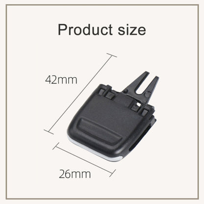 For Porsche Macan Left Driving Car Left and Right Air Conditioning Air Outlet Paddle 95B819702D-1 - Air Conditioning System by buy2fix | Online Shopping UK | buy2fix