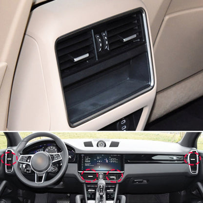 For Porsche Cayenne 2017-2021 Left Driving Car Air Conditioner Vent Paddle Strip 9Y0820952GOB - Car Interior Mouldings by buy2fix | Online Shopping UK | buy2fix