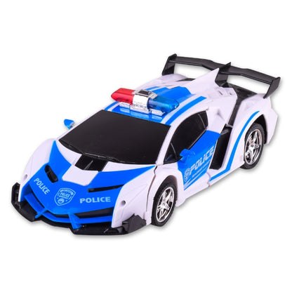 1023 4 Channels Remotely Deformed Car Police Model Car Toy Car - RC Cars by buy2fix | Online Shopping UK | buy2fix