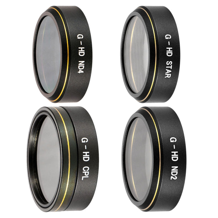 4 in 1 HD Drone Star Effect + ND2 + ND4 + CPL Lens Filter Kits for DJI Phantom 4 Pro - DJI & GoPro Accessories by buy2fix | Online Shopping UK | buy2fix