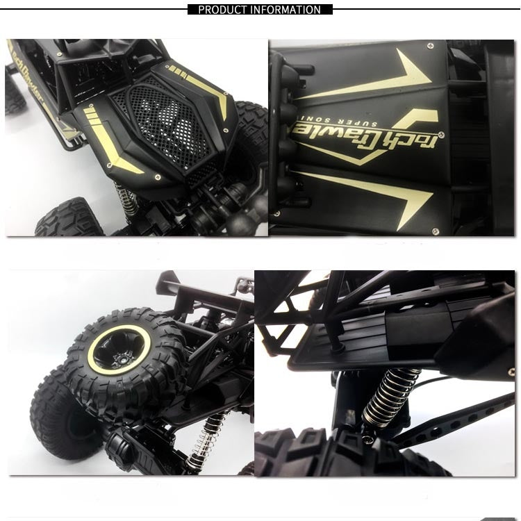 HD609 1:8 Oversized Alloy Climbing Car Off-road Remote Control Vehicle Toy(Gold) - RC Cars by buy2fix | Online Shopping UK | buy2fix