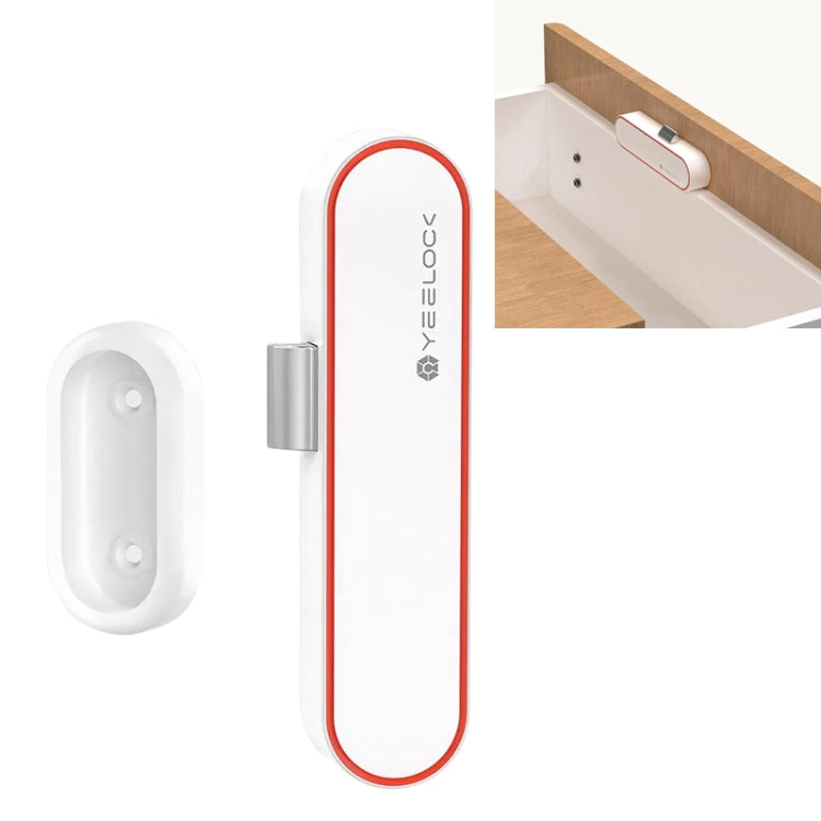 Original Xiaomi Youpin YEELOCK Smart Drawer Cabinet Lock Switch, US Plug(White) - Door Locks & Cabinet Locks by Xiaomi | Online Shopping UK | buy2fix