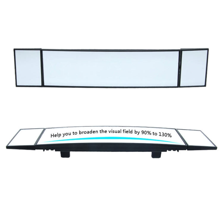 SHUNWEI Large Car Three-Fold Curve Surface Rear View Mirror Reverse Wide Angle Adjustable Angle Auxiliary Blind Area Retroreflector Reversing Wide-angle Lens - Interior Mirrors by SHUNWEI | Online Shopping UK | buy2fix