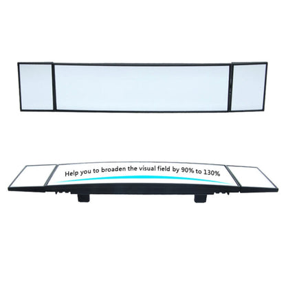 SHUNWEI Large Car Three-Fold Curve Surface Rear View Mirror Reverse Wide Angle Adjustable Angle Auxiliary Blind Area Retroreflector Reversing Wide-angle Lens - Interior Mirrors by SHUNWEI | Online Shopping UK | buy2fix