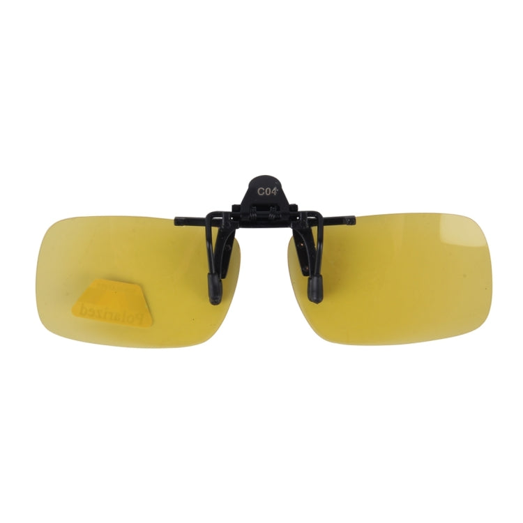 Polarized Clip-on Flip Up Plastic Clip Sunglasses Lenses Glasses Unbreakable Driving Fishing Outdoor Sport - Outdoor & Sports by buy2fix | Online Shopping UK | buy2fix