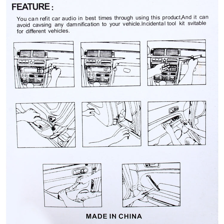 12 in 1 Car Audio System Dashboard Door Panel Removal Dismantling Tools Kit - In Car by buy2fix | Online Shopping UK | buy2fix