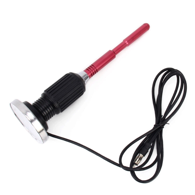 PS-5506 Universal Car Magnetic Roof Mount Base Radio AM/FM Aerial Amplified Antenna(Red) - Aerials by buy2fix | Online Shopping UK | buy2fix