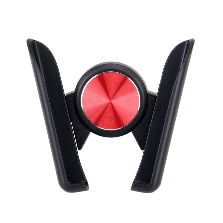 Universal Car Air Vent Mount Phone Holder Stand, Clip Width: 6-8.5cm, For iPhone, Galaxy, Sony, Lenovo, HTC, Huawei and other Smartphones (Red) - Car Holders by buy2fix | Online Shopping UK | buy2fix