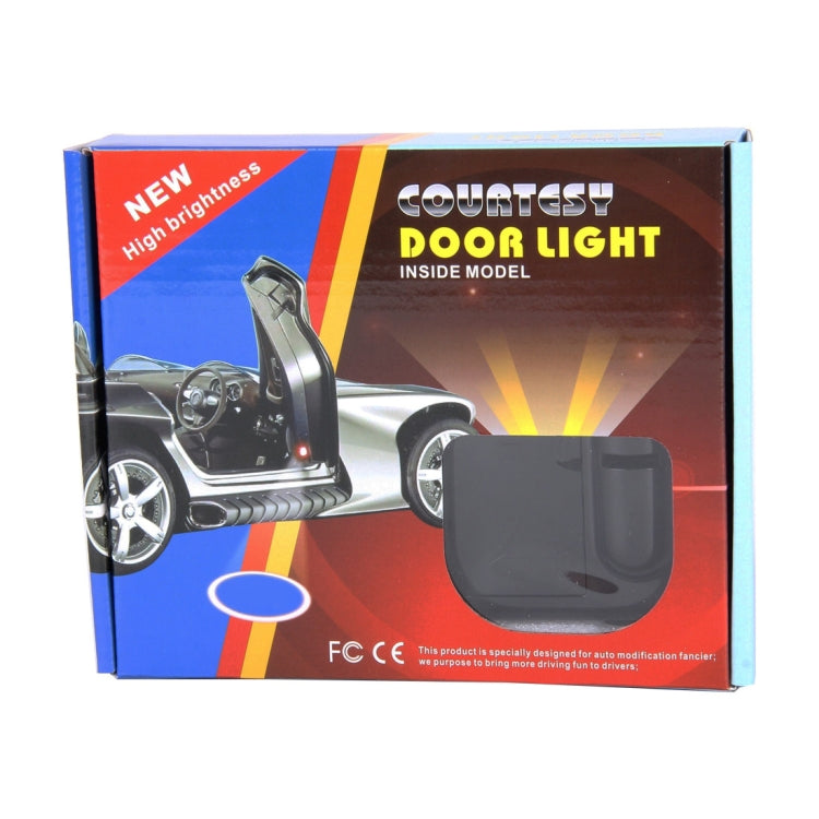 2 PCS LED Ghost Shadow Light, Car Door LED Laser Welcome Decorative Light, Display Logo for BMW Car Brand(Black) - Door Lights by buy2fix | Online Shopping UK | buy2fix