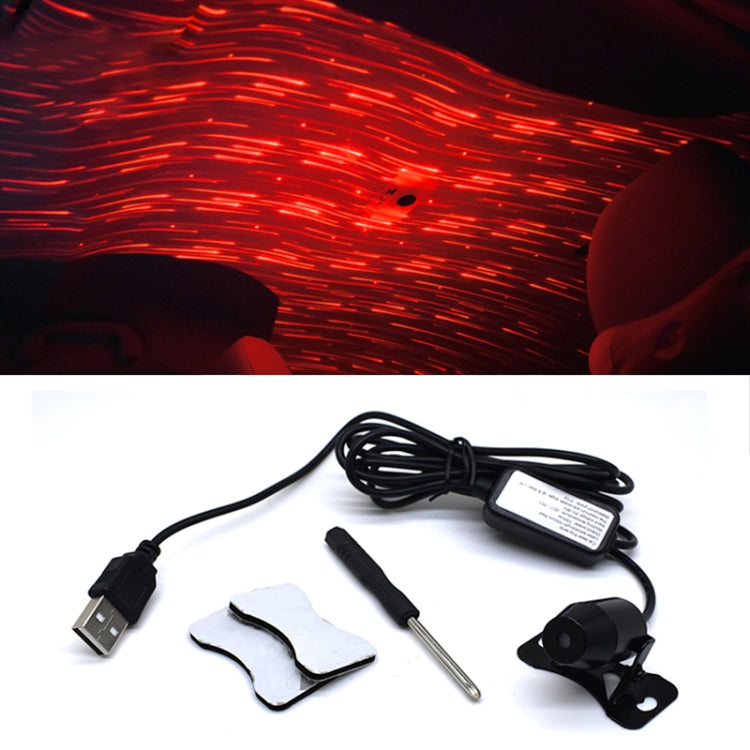 5V Roof Ceiling Decoration Car Red Light Star Night Lights Atmosphere Meteor Lamp Projector, Constantly Bright - Atmosphere lights by buy2fix | Online Shopping UK | buy2fix